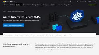 
                            2. Azure Kubernetes Service (AKS) | Microsoft Azure