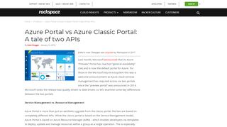 
                            9. Azure Portal vs Azure Classic Portal: A tale of two APIs - The Official ...