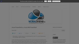 
                            9. Azure PowerShell vs. Azure RM PowerShell | vcloudnine.de