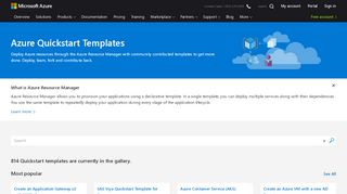 
                            5. Azure Quickstart Templates - Microsoft Azure