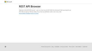 
                            2. Azure REST API - Microsoft Docs