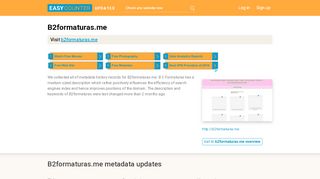 
                            8. B 2 Formaturas (B2formaturas.me) - Default Web Site Page