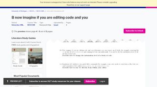 
                            6. b Now imagine if you are editing code and you determine you ...