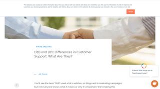 
                            4. B2B and B2C Differences in Customer Support: What Are They?