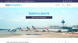 
                            4. B2BHolidays Online Flight and Hotel Booking Engine
