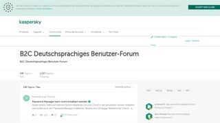 
                            5. B2C Deutschsprachiges Benutzer-Forum | Kaspersky …