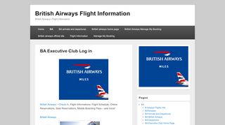 
                            5. BA Executive Club Log in – British Airways Flight …