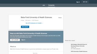 
                            8. Baba Farid University of Health Sciences | LinkedIn