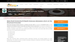 
                            6. Baba Farid University Of Health Sciences ... - vidhyaa.in