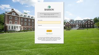 
                            3. Babson Portal - Babson College