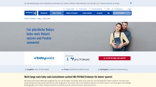 
                            6. baby-walz Rabatt • bei »PAYBACK« fröhlich punkten!