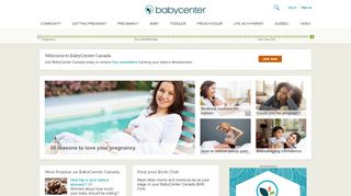 
                            3. BabyCenter Canada - Pregnancy, baby and toddler health ...