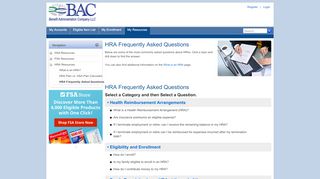 
                            6. BAC My Benefits Online > My Resources > HRA Resources > HRA ...