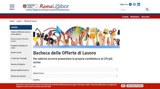 
                            4. Bacheca delle Offerte di Lavoro | Roma L@bor