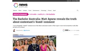 
                            1. Bachelor Australia: Matt Agnew reveals truth about Abbie’s ...