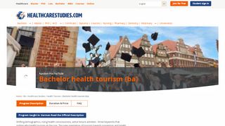 
                            7. Bachelor health tourism (ba), Germany Online, Germany ...