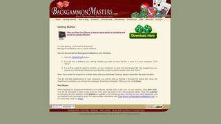 
                            7. Backgammon Online - Getting Started at Backgammon Master
