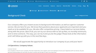 
                            2. Background Check – C4 Operations