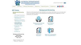 
                            2. Background Screening - Florida Department of Children and Families