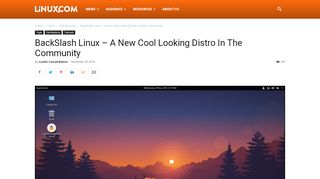 
                            9. BackSlash Linux - A new Cool Looking Distro in the ...