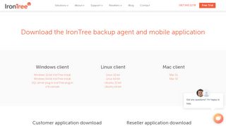 
                            1. Backup agent and app downloads - IronTree