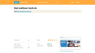 
                            3. Bad-waldseer-bank.de: Willkommen bei Ihrer Bank …