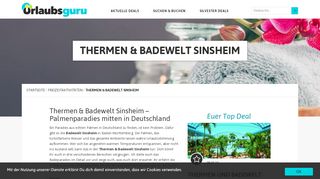 
                            6. ᐅ Badewelt Sinsheim - Tickets und alle Infos | Urlaubsguru