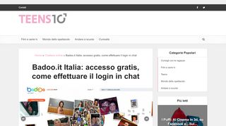 
                            7. Badoo.it Italia: accesso gratis, come effettuare il login in chat - Teens10