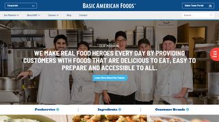 
                            4. baf.com - Home - Basic American Foods - Corporate