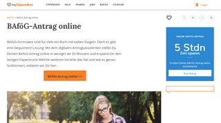 
                            7. BAföG-Antrag online | myStipendium