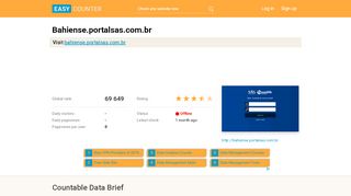 
                            7. Bahiense.portalsas.com.br: Login - Easy Counter