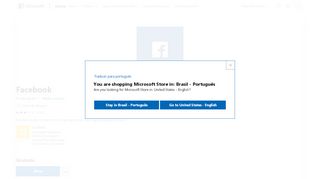 
                            6. Baixar Facebook - Microsoft Store pt-BR