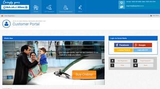 
                            3. Bajaj Allianz Customer Portal