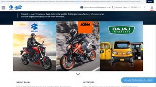 
                            11. Bajaj Auto- Latest Bikes, Two Wheelers, Indian Motorcycles ...