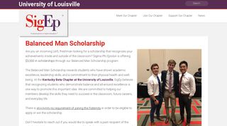 
                            7. Balanced Man Scholarship - Sigma Phi Epsilon