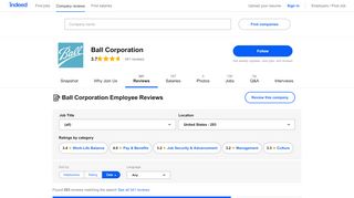 
                            5. Ball Corporation Employee Reviews - Indeed