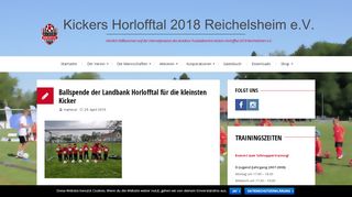 
                            4. Ballspende der Landbank Horlofftal für die kleinsten Kicker ...