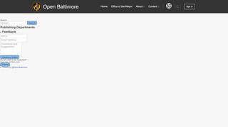 
                            9. Baltimore | Open Data | Open Baltimore | City of Baltimore Open Data ...