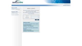 
                            5. Banco BPM - Area di gestione carte