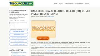 
                            6. Banco do Brasil Tesouro Direto [BB]: Como investir …