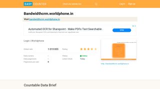 
                            7. Bandwidthcrm.worldphone.in: Login | Worldphone