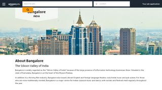 
                            1. Bangalore, India | Amazon.jobs