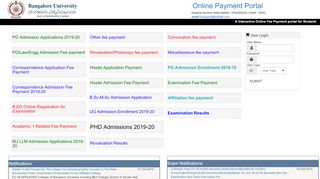 
                            1. Bangalore University | Online Payment Portal