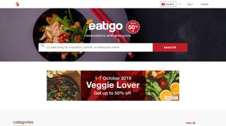 
                            10. Bangkok's No.1 restaurant reservation platform | eatigo