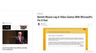 
                            8. Banish Mouse Lag in Video Games With Microsoft's Fix It Tool