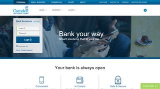 
                            2. Bank 24/7 - Digital Banking Features - Camden National Bank