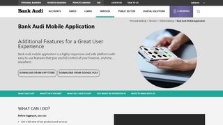 
                            2. Bank Audi Mobile Application - Bank Audi
