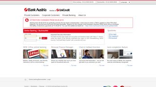 
                            2. Bank Austria: OnlineBanking | BusinessNet Login & Anmeldung