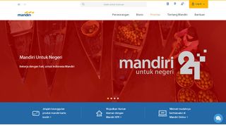 
                            6. Bank Mandiri - Terdepan, Terpercaya, Tumbuh Bersama Anda