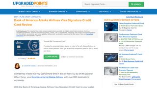 
                            8. Bank of America Alaska Airlines Visa Signature Credit Card ...